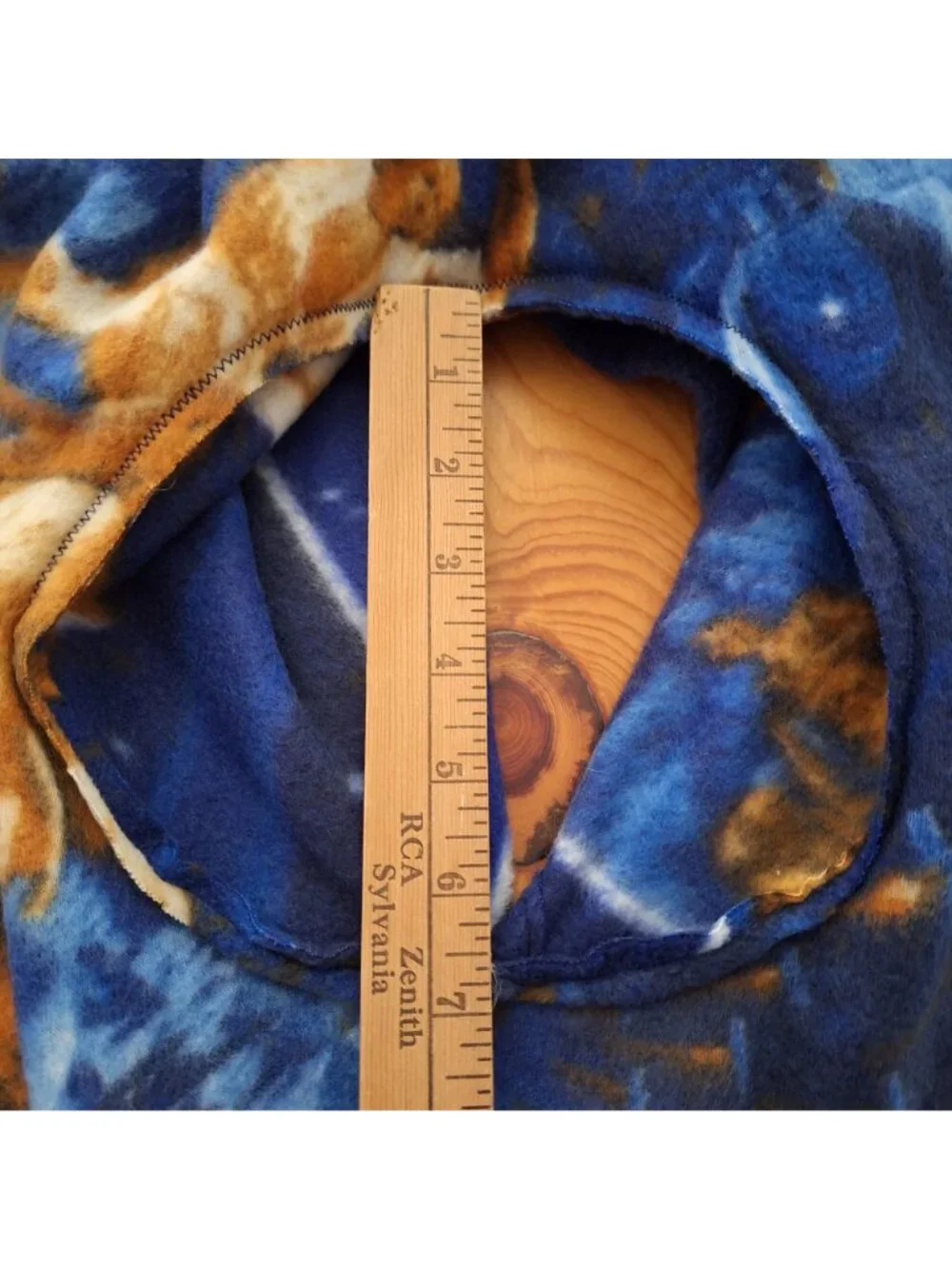 Star Wars Handmade Fleece Poncho Hooded Blue Galaxy Medium Adult Teen - Picture 6 of 10